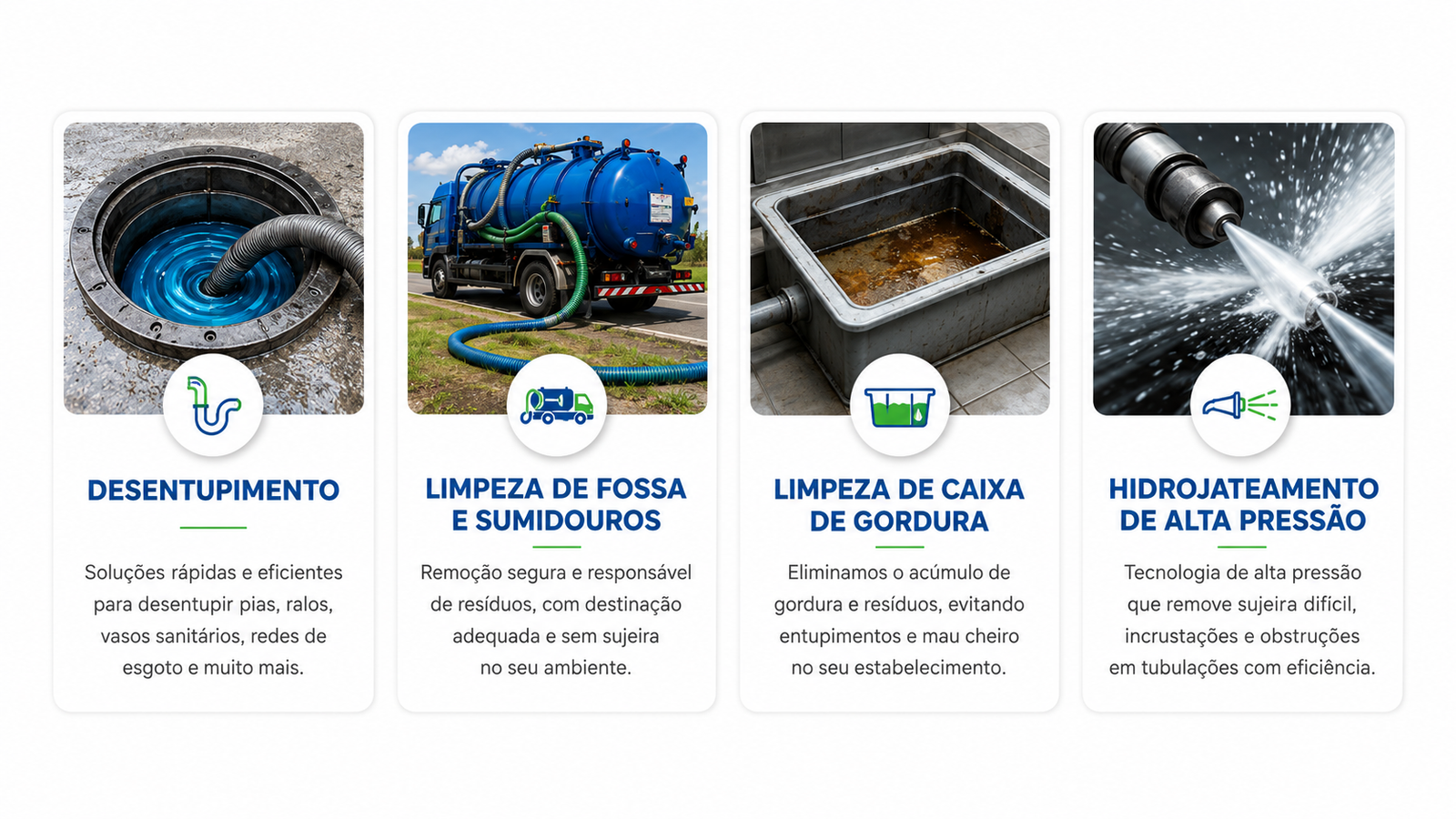 Serviços da AMIL% Desentupidora